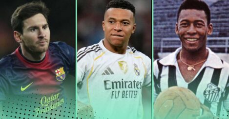 Players with most goals in a calendar year in football history & where Mbappe currently ranks
