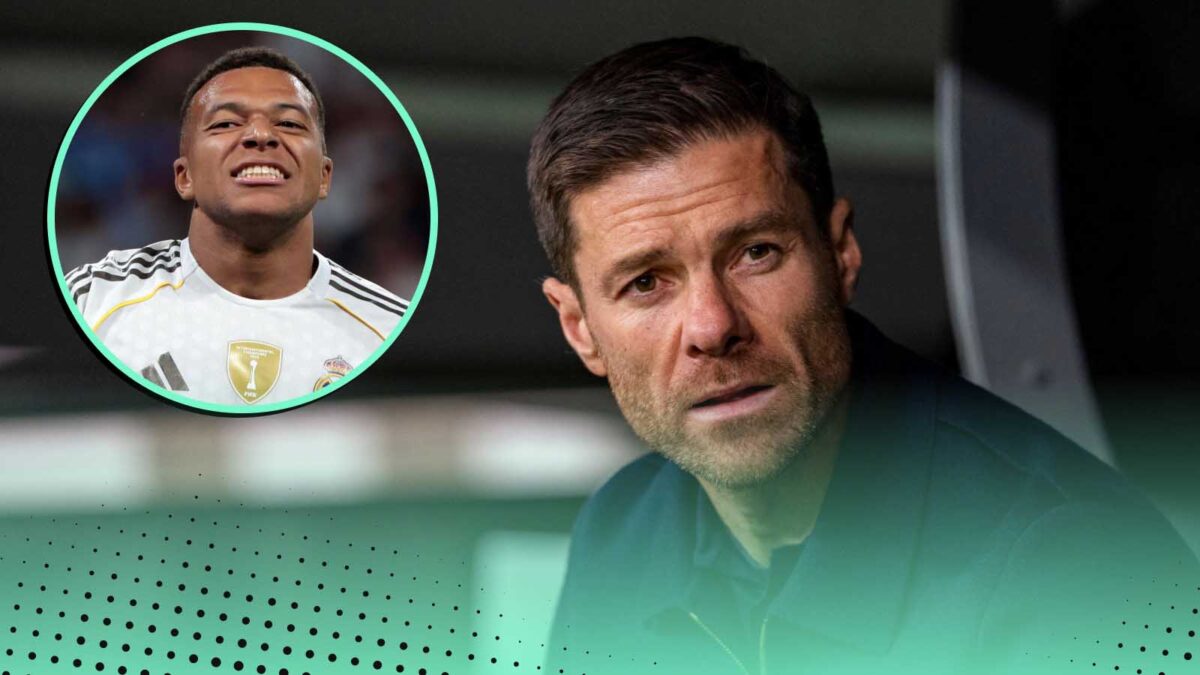 Xabi Alonso and Kylian Mbappe