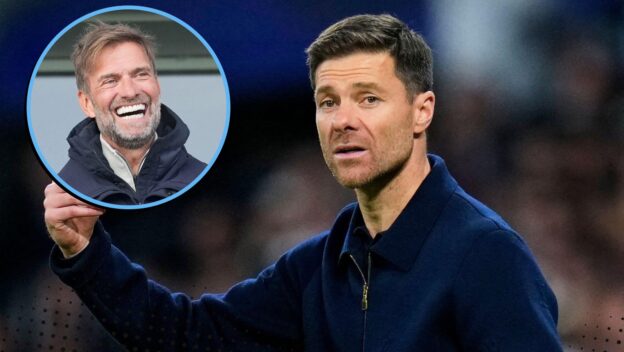 Jurgen Klopp and Xabi Alonso