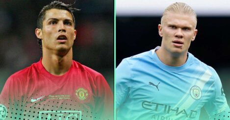 How long it took Erling Haaland to match Cristiano Ronaldo’s Man Utd goal tally with Man City