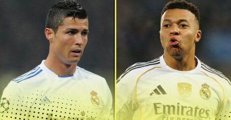 How long it took Kylian Mbappe to score 70 Real Madrid goals compared to Cristiano Ronaldo