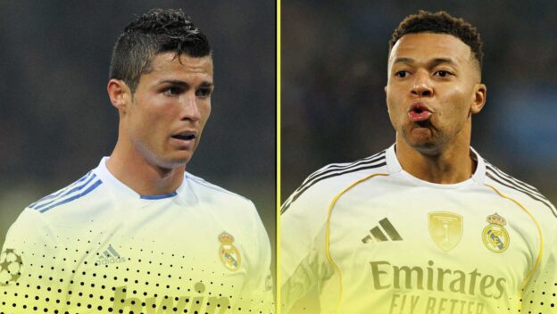 Cristiano Ronaldo and Kylian Mbappe 2025