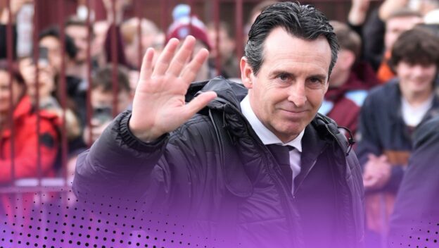 Aston Villa manager Unai Emery.