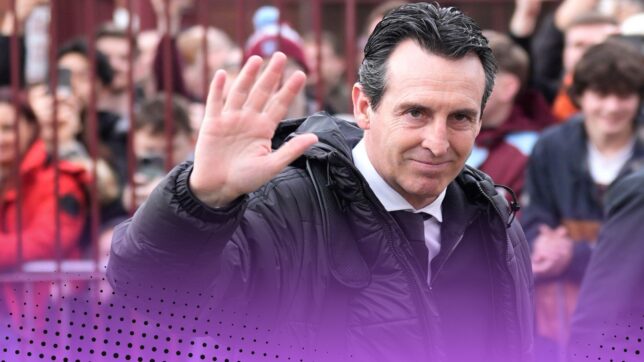 Aston Villa manager Unai Emery.