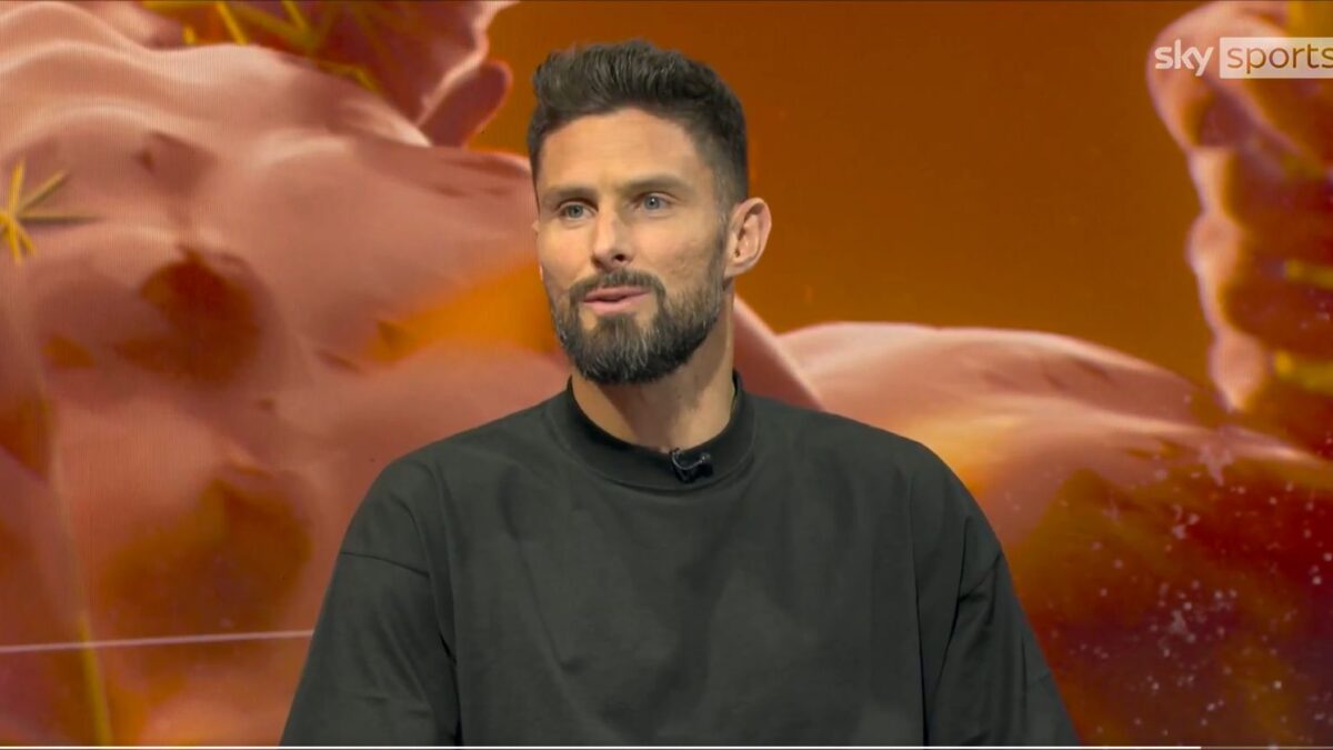 Giroud was burdened by having nothing interesting to say.