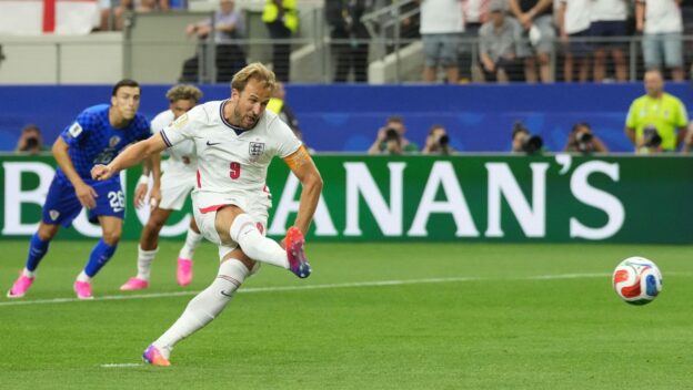 Harry Kane has scored at three World Cups for England.