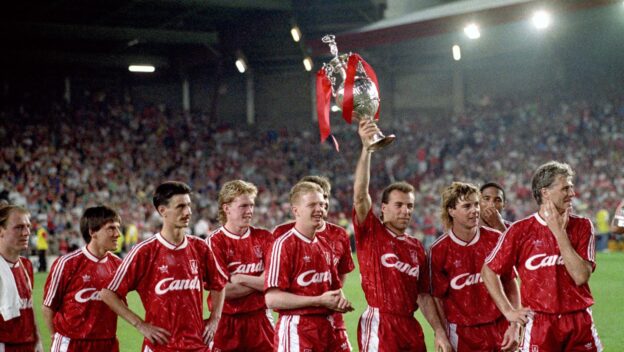 Liverpool lift the First Division title in 1990 - in a shirt that's providing inspiration, 35 years on.