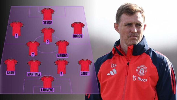 Darren Fletcher Manchester United predicted XI to face Burnley