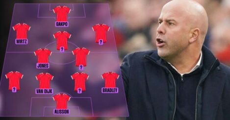 Liverpool’s predicted XI to face Arsenal as Arne Slot provides fitness update on Ekitike
