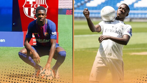 Ousmane Dembele Vinicius Junior Player Unveilings
