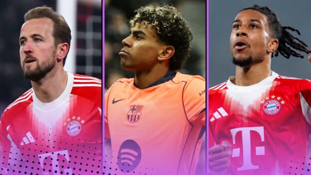 Ballon d'Or power rankings 2026 featuring Harry Kane, Lamine Yamal, Michael Olise