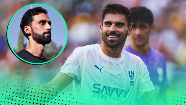 Orlando, Florida - July 4: Ruben Neves of Al Hilal during the FIFA Club World Cup 2025 quarter final match between Fluminense and Al Hilal at Camping