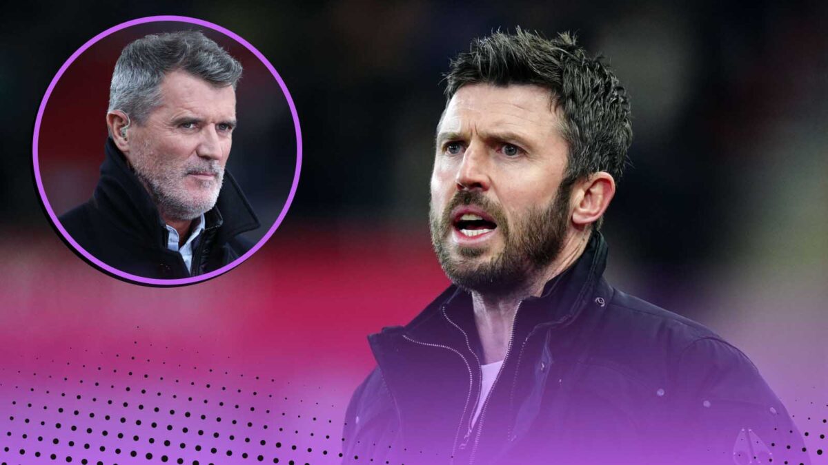 Roy Keane and Michael Carrick