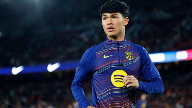 Pedro Dro Fernandez (Barcelona), DECEMBER 2, 2025 - Football / Soccer : Spanish "La Liga EA Sports" match between FC Barcelona 3-1 Atletico de Madrid at Spotify Camp Nou in Barcelona, Spain.