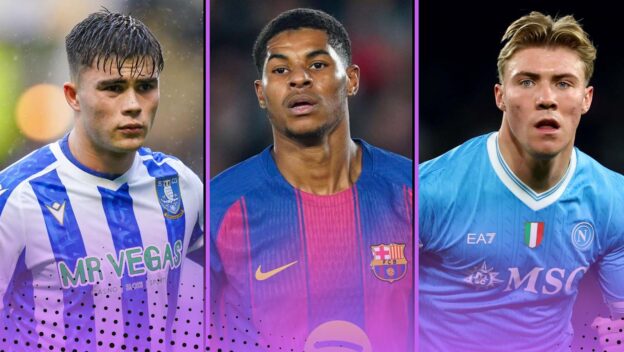 Harry Amoss, Marcus Rashford, Rasmus Hojlund