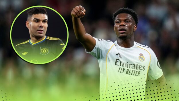 Casemiro replacements Manchester United midfield rebuild transfer fargets featuring Real Madrid's Aurelien Tchouameni