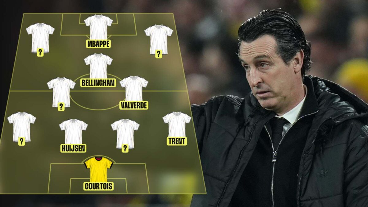 Unai Emery Real Madrid XI