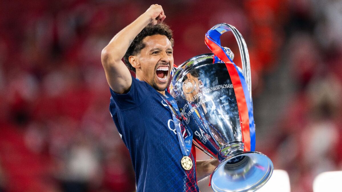 Marquinhos has led PSG to successive Champions League titles.