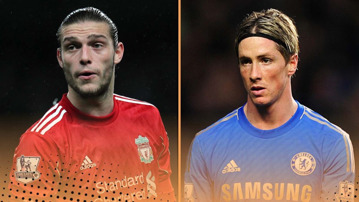 Andy Carroll and Fernando Torres