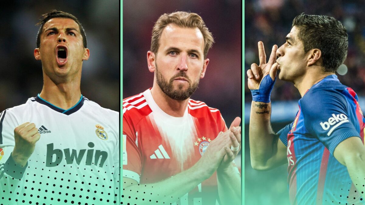 Luis Suarez Harry Kane Cristiano Ronaldo fastest players to 1500 goal contributions for one club since 2000