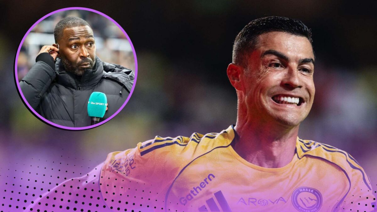 Cristiano Ronaldo and Andy Cole