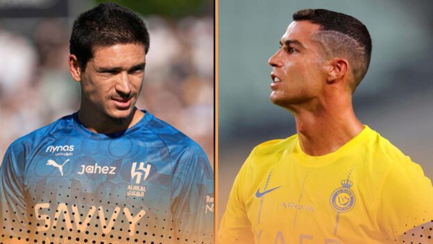 Darwin Nunez and Cristiano Ronaldo