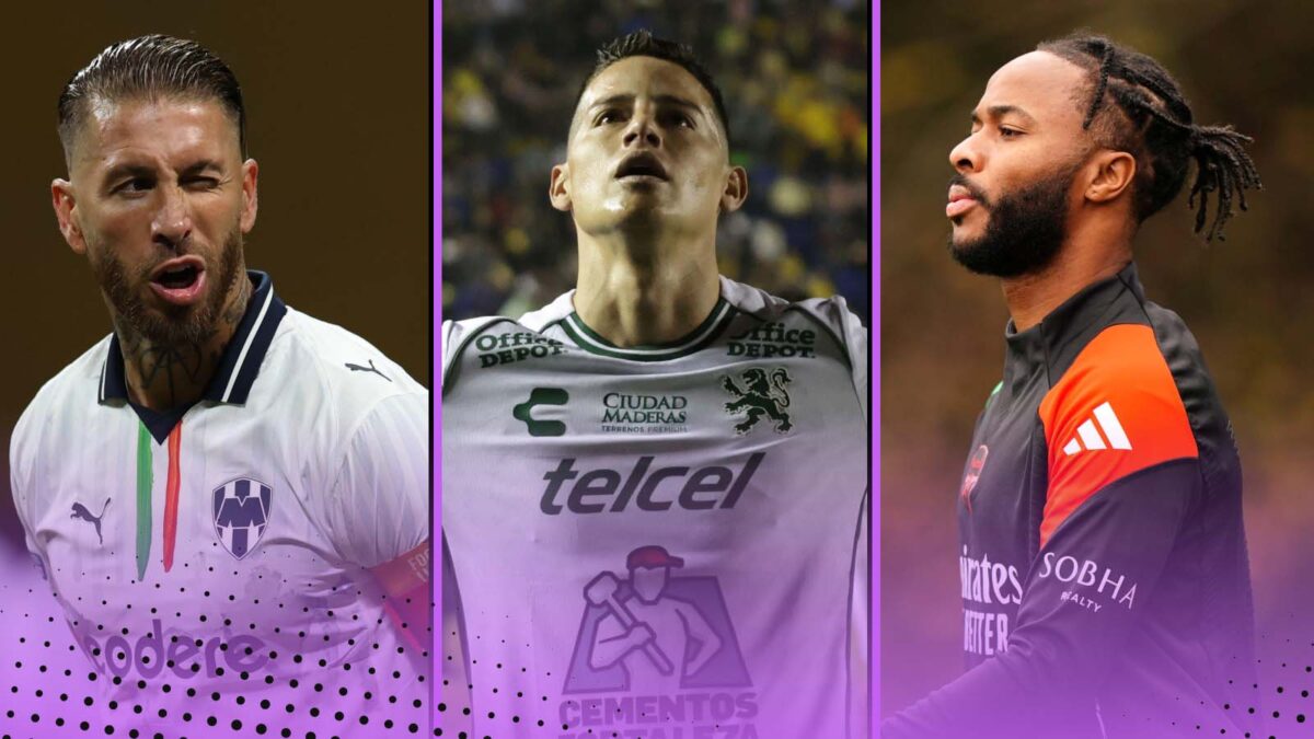 Sergio Ramos, James Rodriguez, Raheem Sterling