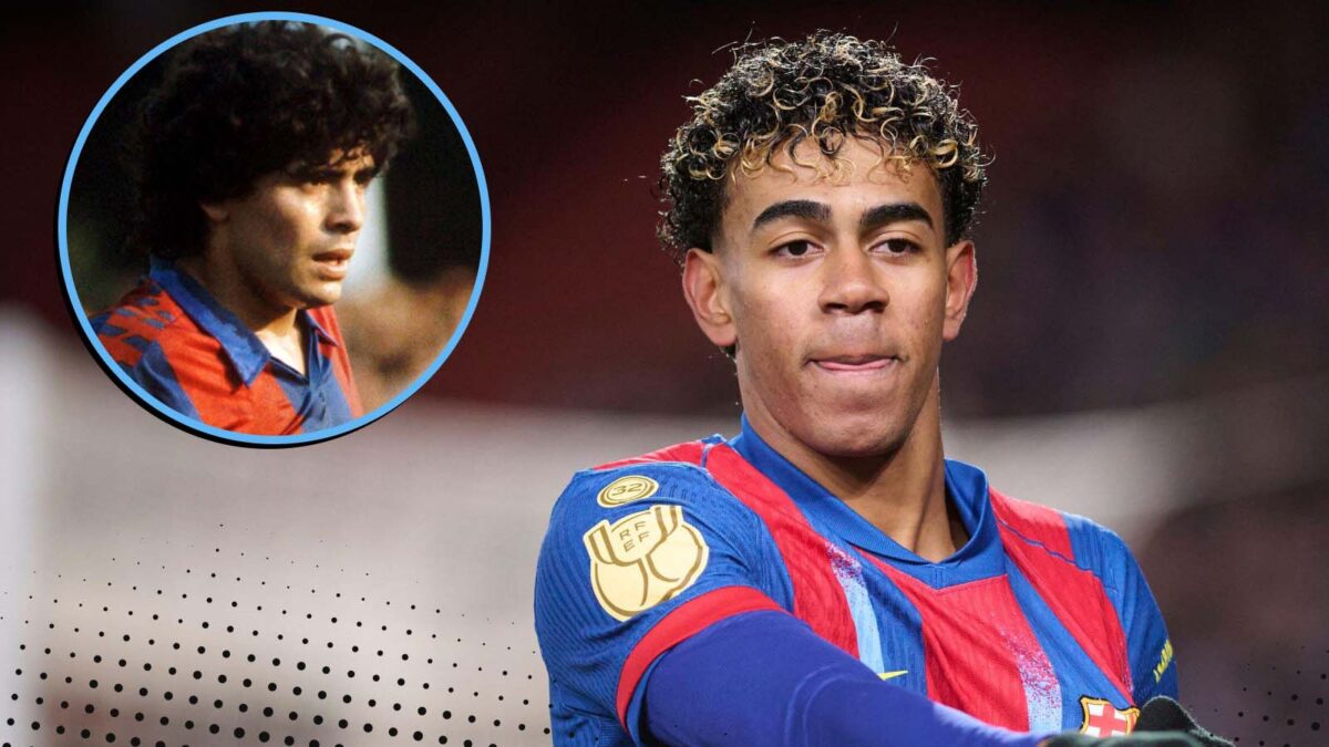 Lamine Yamal and Diego Maradona