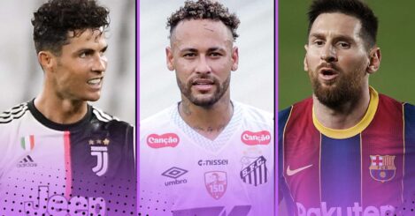 Comparing Neymar’s stats at the age of 34 with Lionel Messi and Cristiano Ronaldo’s at the same age