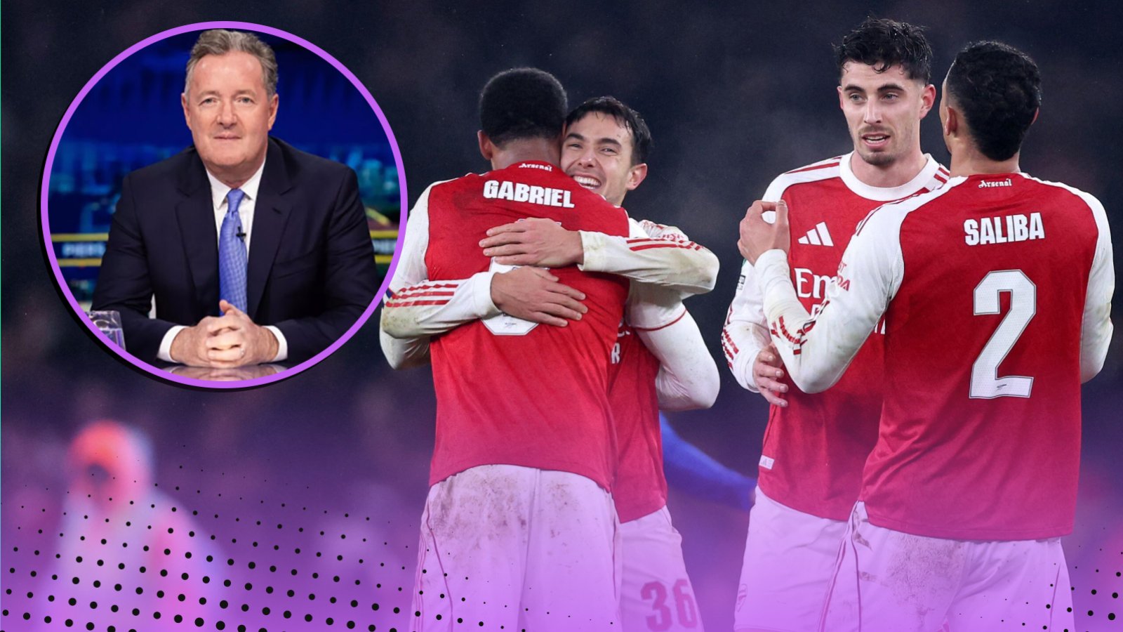 Piers Morgan Arsenal take worst in football history