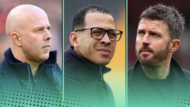 Arne Slot, Liam Rosenior, Michael Carrick feature in the Premier League top four/five race Liverpool, Chelsea, Man Utd