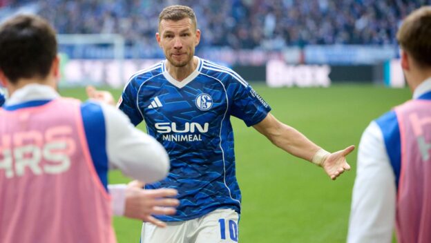 Dzeko is playing and scoring in Germany's second tier.