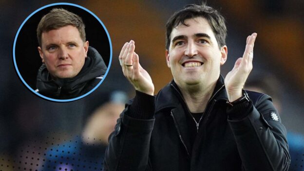 Eddie Howe and Andoni Iraola