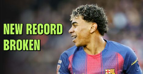 Lamine Yamal breaks amazing 110-year Barcelona record ahead of Lionel Messi