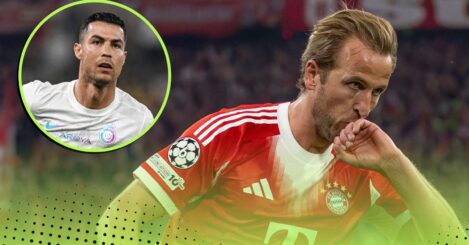 Harry Kane on verge of beating Cristiano Ronaldo to historic goalscoring landmark