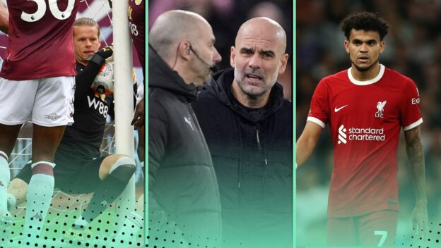 Weirdest Disallowed Goals ever featuring Aston Villa, Orjan Nyland, Pep Guardiola, Man City, Liverpool, Luis Diaz