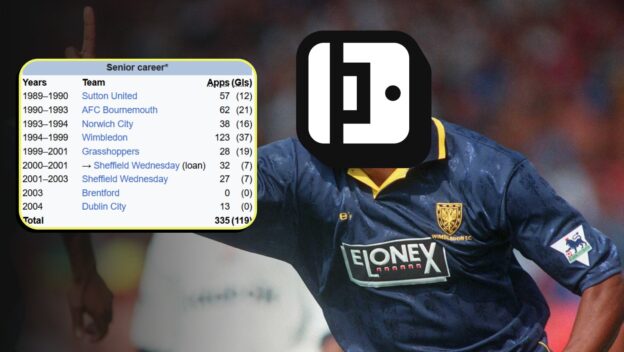 The Ultimate Wikipedia Footballer Quiz 3: Another bumper edition to test your 1990s knowledge