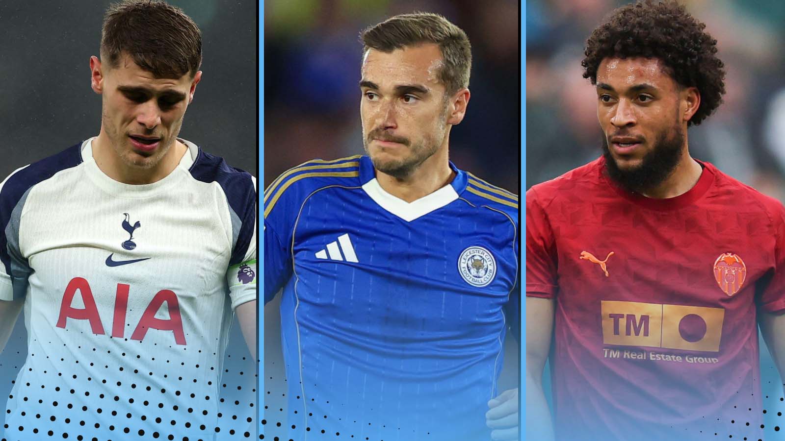 Micky van de Ven, Harry Winks, Arnaut Danjuma