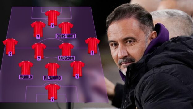 Nottingham Forest Vitor Pereira Formation Change Predicted XI