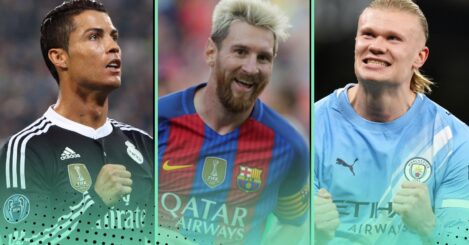 The 10 players with the most left-footed goals since 2000: Messi 1st, Ronaldo 9th…