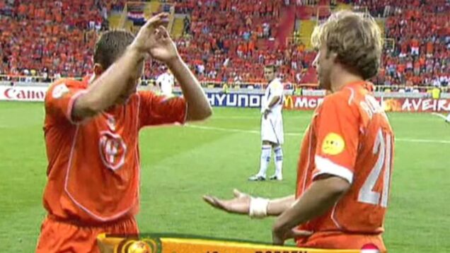 Robben was mistakenly hooked against the Czech Republic at Euro 2004.