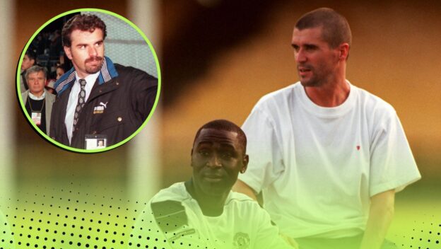 Roy Keane Ange Postecoglou 2000 Man Utd vs South Melbourne