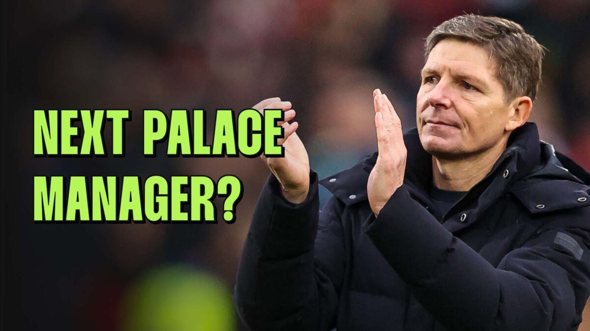 Crystal Palace manager Oliver Glasner