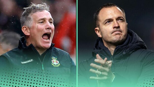 Phil Parkinson and Chris Davis