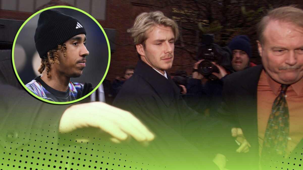 David Beckham Driving Ban Leny Yoro Potted History