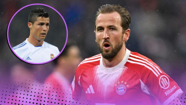 Harry Kane and Cristiano Ronaldo