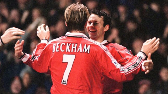David Beckham and Ryan Giggs were lethal in a 4-4-2 formation.