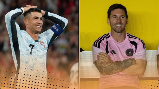 Lionel Messi Cristiano Ronaldo 900 goals comparison