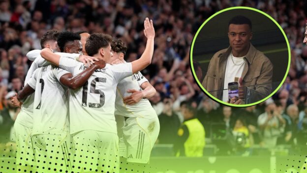 Kylian Mbappe Real Madrid absent injured against Man City