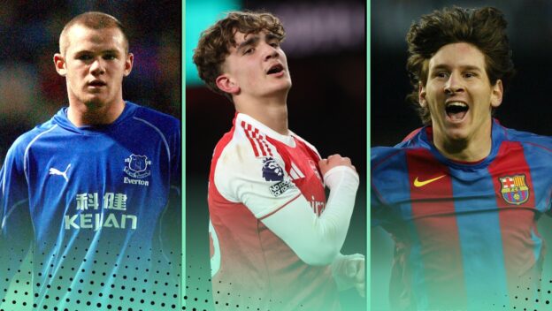 Max Dowman First Career Goal compared to Wayne Rooney and Lionel Messi (pictured) as well as Cristiano Ronaldo and Lamine Yamal